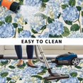 thumbnail image 5 of Blue Spring Floral Outdoor Rug for Patio/Deck/Porch, Non-Slip Large Area Rug 6 x 9 Ft, Watercolor Flowers Pastoral Indoor Outdoor Rugs Washable Area Rugs, Reversible Camping Rug Carpet Runner, 5 of 8