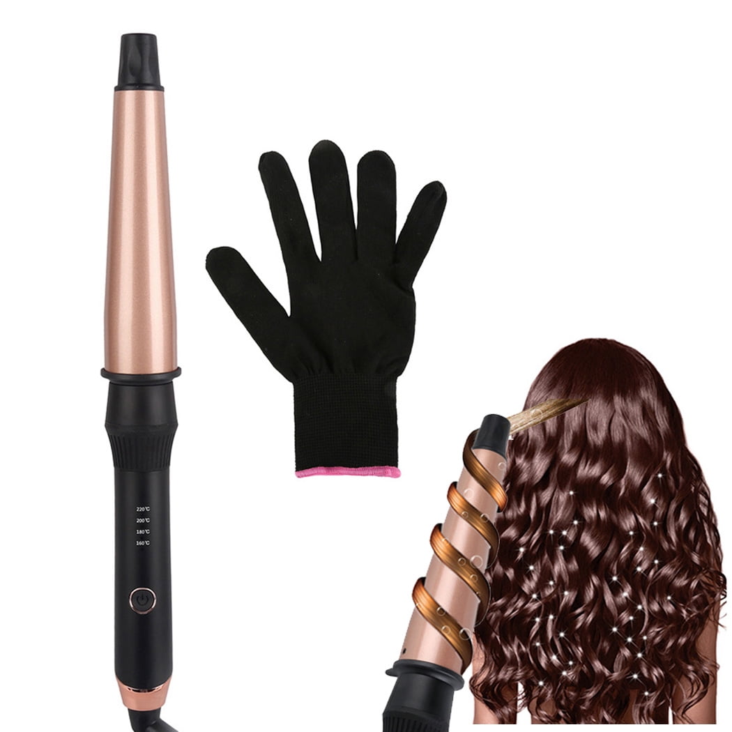 Hair Curler Professional Ceramic Curling Iron Hair Styling Curler with Glove