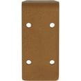 thumbnail image 5 of Ekena Millwork 2"W x 8"D x 4 1/4"H Embrey Steel Bracket, Hammered Copper, 5 of 11