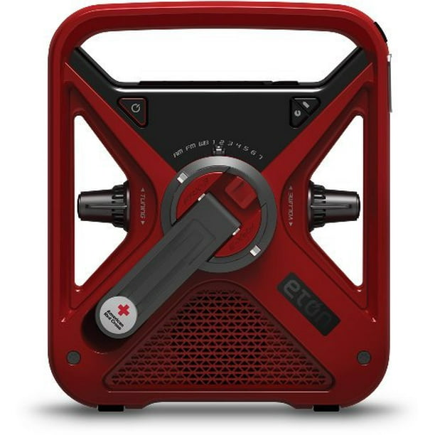 Eton FRX3 Weather Alert Radio, American Red Cross Red