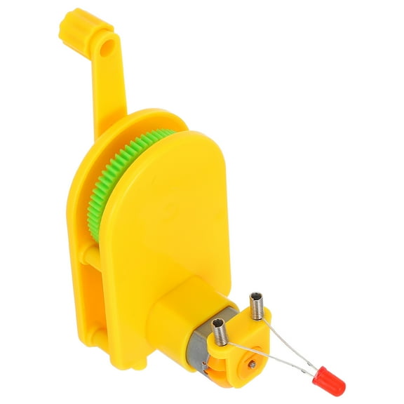 Manual Hand Crank Generator Kit - Portable Electric Hand Generator for Emergency Power Supply and Outdoor Use