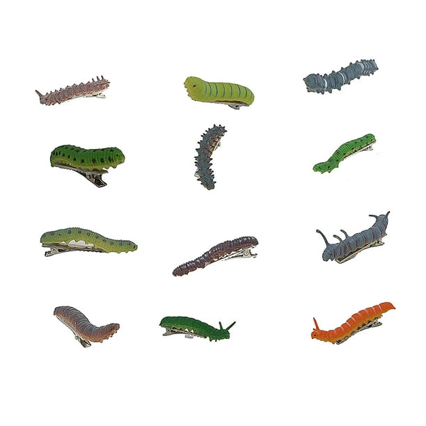12 pinzas para pelo para gatear, accesorios para disfraces de Halloween, pinzas para pelo para mujeres y niñas, suministros de broma, patrón