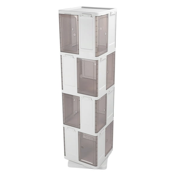 Kids Rotating Bookshelf, Small Corner Bookshelf for Small Space 360 Display Floor Standing Bookshelf Storage Rack, Wooden Narrow Bookcase Organizer for Bedroom Living Room