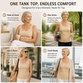 thumbnail image 2 of LMSOBT Tank Tops With Built In Bras Comfort Support Sewn In Bra Tank Tops for Women Plus Size Shelf Bra Tanktop for Senior, 2 of 4