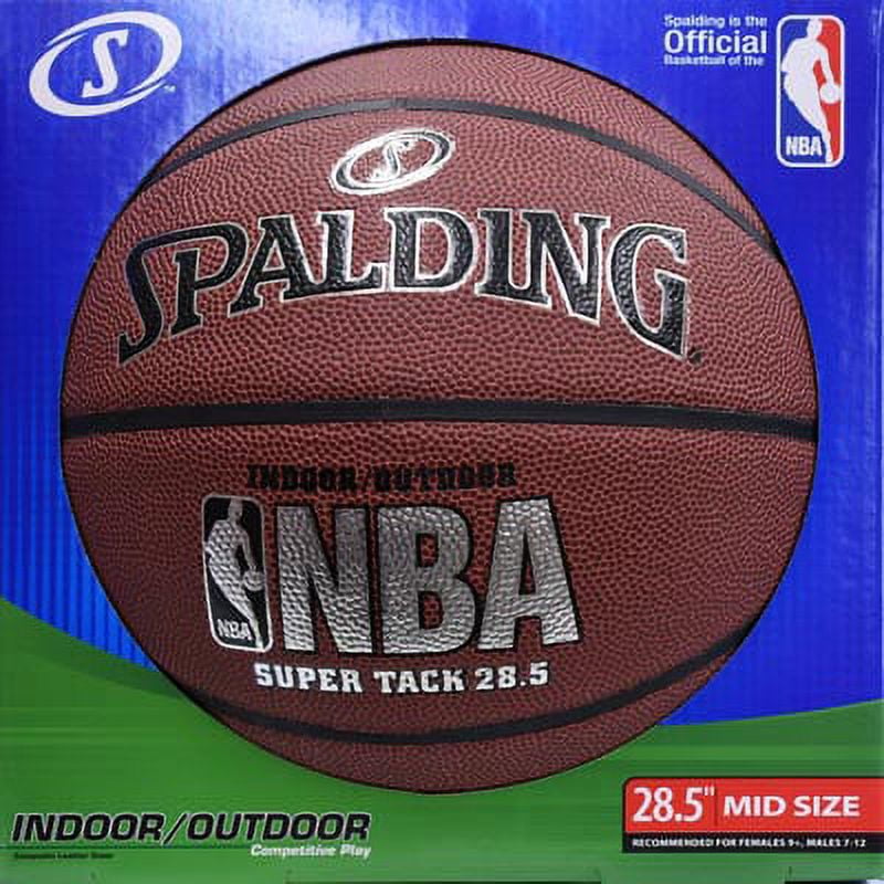 Spalding NBA Super Tack 28.5 Indoor/Outdoor Basketball - Walmart.com