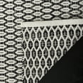 thumbnail image 4 of SAFAVIEH Montauk Crystal Geometric Cotton Area Rug, Black/Ivory, 9' x 12', 4 of 8