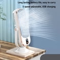 thumbnail image 3 of Ventilador De La Torre Del Escritorio, Velocidades De Enfriamiento Tranquilas Del Ventilador De Escritorio Portátil Recargable Ajustable Para El Escritorio De La Oficina En Casa, 3 of 7