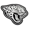 thumbnail image 2 of Men's Antigua White Jacksonville Jaguars Metallic Logo Victory Pullover Hoodie, 2 of 2
