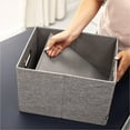 thumbnail image 2 of Bankers Box Collapsible Fabric Storage Box with Lid, 2 of 7