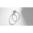 thumbnail image 2 of Richelieu 406 Euro 6" Towel Ring - White, 2 of 7