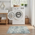thumbnail image 7 of UERMEI 2'x3' Small Area Rugs for Entryway, Machine Washable Ultra-Thin Soft Rug, Non Slip Indoor Door Mats, Throw Rug for Bedroom Hallway, Laundry Room Carpets, Blue/Brown, 7 of 7