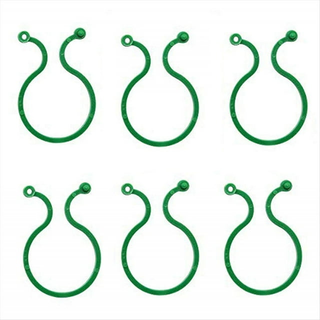 50 Piezas Lazos de Clip Giratorios para Plantas Clips de Soporte para Plantas de JardíN Clips para Flores de Vid de Tomate Clips para Plantas 5,9 Cm