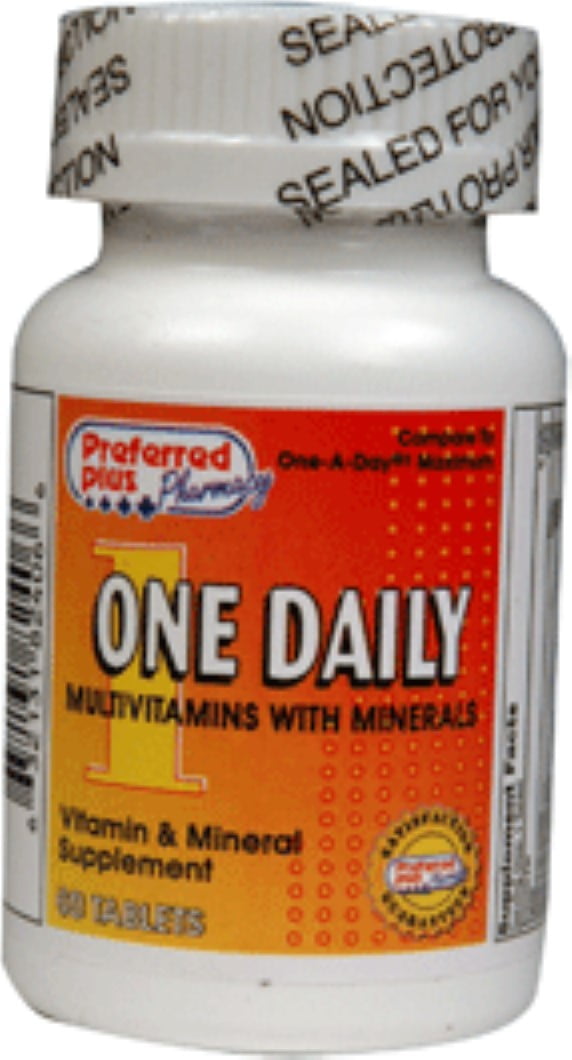 One Daily MultiVitamin with Minerals Tablets 60 ea (Pack of 3
