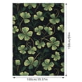 thumbnail image 3 of Riforla St. Patrick's Day Blanket Super Soft Flannel All Season Lightweight Living Room/Bedroom Warming Blanket 100x150cm B_001, 3 of 8
