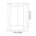 thumbnail image 3 of Durable Iron Lampshade Frame for DIY Home Lighting Accessories White, 3 of 8