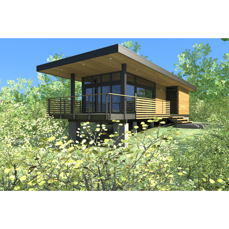 Sciarra Design: 511-SQ-FT | ADU | Tiny Home | Builder-Ready Blueprints | Small Cabin House Plans
