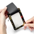 thumbnail image 7 of Square PU Leather 2 Pack Travel Tag - Bag Tag - Suitcase Tag with Privacy Cover and Stainless Steel Ring - Suitable for Travel, Backpack, and Handbag Fruit, 7 of 7