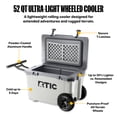 thumbnail image 2 of RTIC 52 Qt 76-Can Ultra-Light Rolling Cooler, White & Grey, 2 of 8