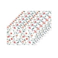 thumbnail image 4 of MKHERT Hummingbirds with Tree Braches and Pink Flowers Placemats Table Mats for Dining Room Kitchen Table Decoration 12x18 inch,Set of 6, 4 of 4