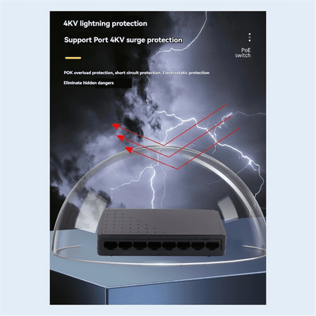 1 x Ethernet Network Switch-Black