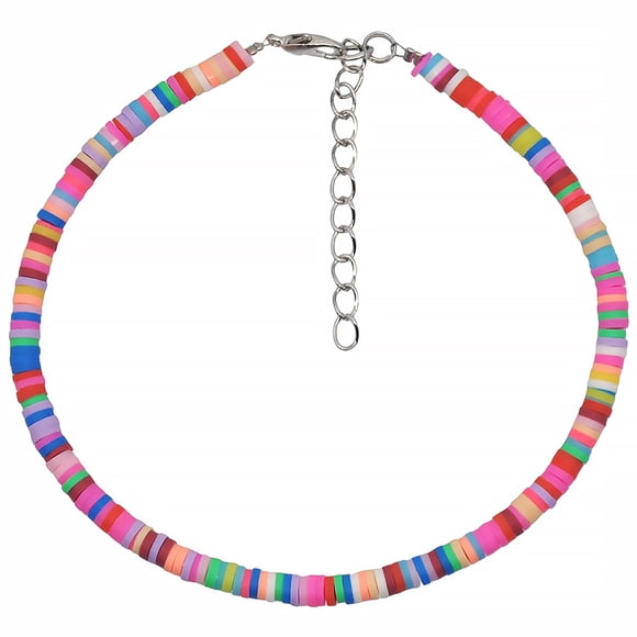 Milisten 1Pc Bohemian Anklets Polymer Clay Anklets Foot Chain Ankle Jewelry for Girls