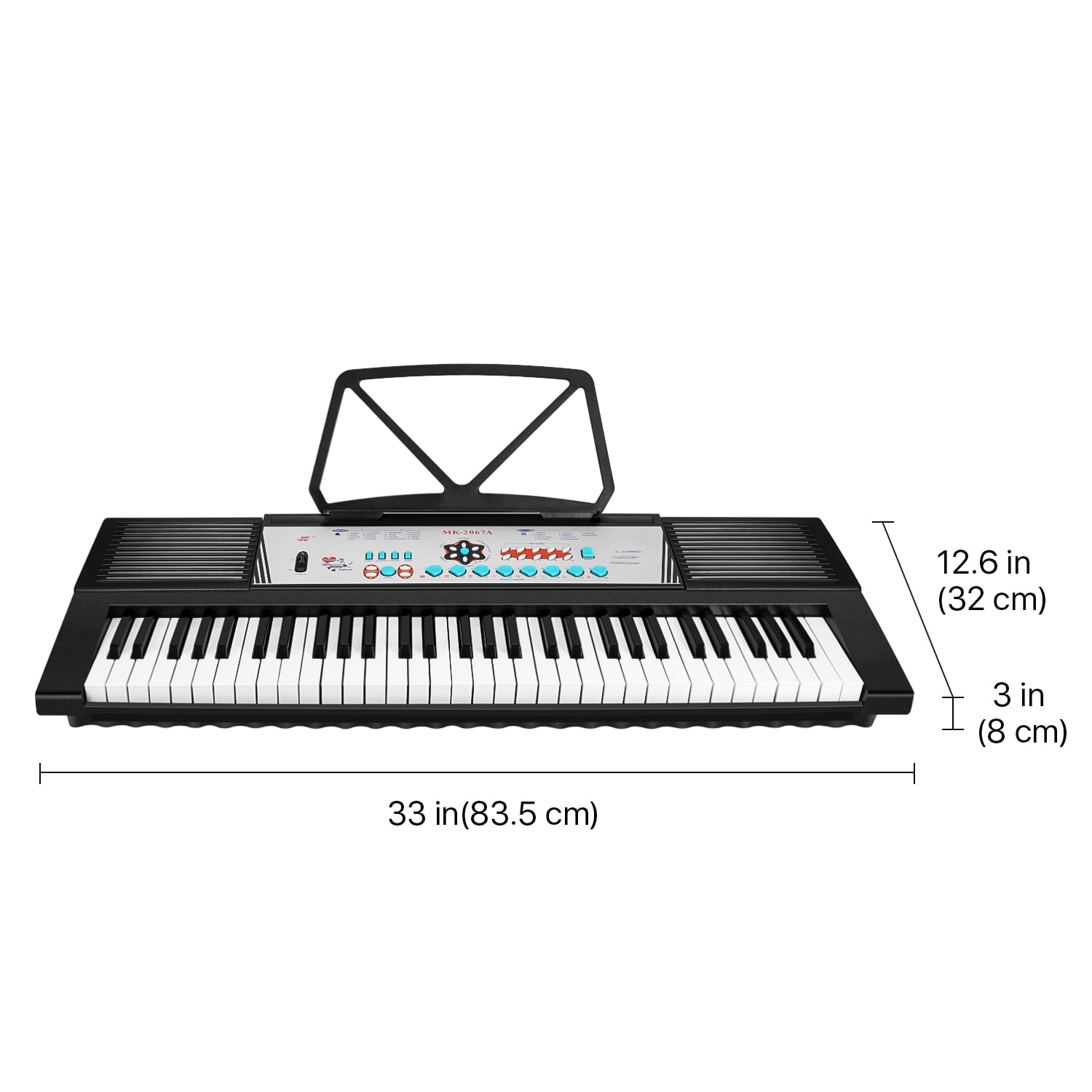 Piano Electronique 61 Touches JL-639, Touch Sensitive, MIDI, USB