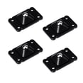 thumbnail image 1 of 4 Poleas Universales Autoadhesivas Acero Inoxidable (negro), 1 of 9