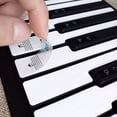 thumbnail image 1 of RUNROTOO Transparent Piano Stickers PVC Material Assorted Color for Electronic Piano Parts, 1 of 7