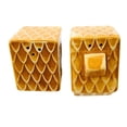 thumbnail image 2 of Transpac 2.75In Peppermint Salt & Pepper Set, Dolomite, Gingerbread Holidays Candy Tc02933, 2 of 3