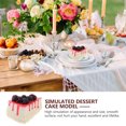 thumbnail image 4 of Décoration de Gâteau aux Fruits Artificiels Modèle de Dessert Réaliste Simulation Accessoire de Gâteau Vitrine, 4 of 9