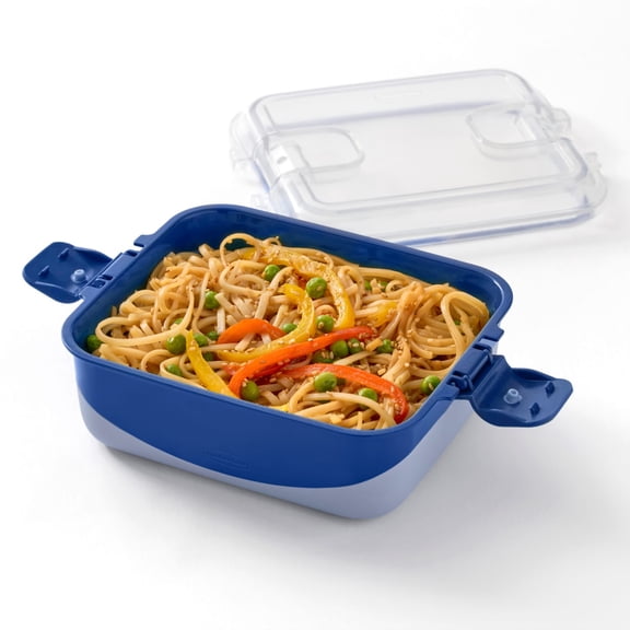 Rubbermaid Pack & Go 1 L Rectangle Microwaveable Container, 100% Leakproof Meal Prep Container, Dishwasher-Safe and Microwave-Safe