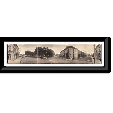 Historic Framed Print, IA Indianola 1907 PHOTO, 36-3/8" x 8-3/8"