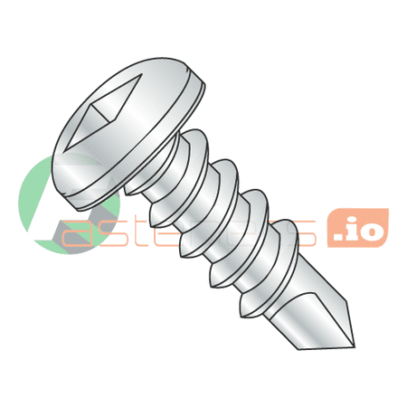

#12 x 2 1/2 Self-Drilling Screws / Square / Pan Head / Steel / Zinc / #3 Drill Point (Quantity: 1 000 pcs)