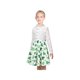 thumbnail image 4 of Vestido de Niña Verde con Encaje Floral Trébol de San Patricio Fiesta Festiva Manga Larga 14 Años, 4 of 8