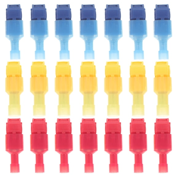 CIMAXIC 50Sets Wire Connectors Kit Quick Splice Electrical T Tap Connectors for Daily Use