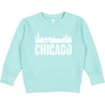 thumbnail image 2 of Inktastic Chicago Skyline Grunge Toddler Sweatshirt, 2 of 4