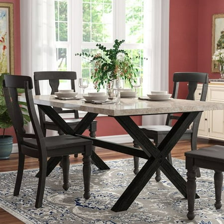 Red Barrel Studio Coleville Solid Wood Dining Table