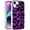 Purple Leopard, variant on Case For Apple iPhone 15 Glitter Leopard, Fashion Design Animal Skin Print Slim IMD TPU Dual Layer Shockproof Protective Phone Cover for iPhone 15 Silver Leopard