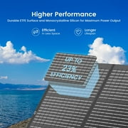 Foldable Solar Panel 400W Lightweight Portable Waterproof with Adjustable Support for RV Campervan