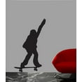 thumbnail image 2 of Wallhogs Skateboard Silhouette X Cutout Wall Decal, 2 of 2