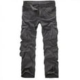 thumbnail image 4 of Mens Work Pants Cargo Mens Fashion Casual Cotton Multi-pocket Outdoors Work Trouser Cargo Long Pants, 4 of 9