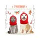 thumbnail image 3 of Dog Winter Hat, Dog Knitted Hat, Pet Christmas Winter Warm Hat, Cute Accessories Neck And Ear Warm Hat, Warm Scarf Party Decoration Pet Dog, Suitable, 3 of 5