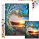 thumbnail image 1 of Con Cuentas Cuadradas 5D DIY Kit Olas Mar Del Arte 45x55cm, 1 of 9