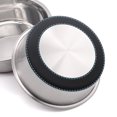 thumbnail image 6 of Tiberpet Stainless Steel Dog Bowls, Water & Food Bowl with Anti-Skid Rubber Base for Large Pet, Metal Bowl Spill Proof Dog Dish with Silicone Feeding Mat, 6 of 8