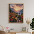 thumbnail image 6 of Diamond Art Kit for Adults, Sunset Painting Mountain Flowers Diamond Painting for Adults Beginners, 5D DIY Diamond Art Painting Kits, Colorful Diamond Painting Craft for Home Decor 12x16, 6 of 7