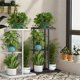 thumbnail image 1 of Soporte para plantas de 1 unidad soporte escalonado para plantas de 41 x 22 x 575 cm estante de hierro de varios niveles para plantas de interior ahorra espacio decoración para, 1 of 9