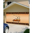 thumbnail image 5 of Thanksgiving Garage Door Banner Cover 6 x 13 ft, Thanksgiving Truck Pull Gnomes Pumpkins Maple Leaves Garage Door Decorations Holiday Christmas Backdrop Decor for Winter New Year Xmas Party, 5 of 6