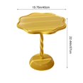 thumbnail image 3 of CNKOO Mobile Small Table Simples Household Small Round Table Lights Luxury Small Coffee Table Corner Table Bedroom, 3 of 6