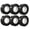 Black, variant on Topboutique Electrical Tape Colored Waterproof Insulation Tape Professional Grade Electrical Tape General Electrical Tape for Wires,Circuits,Flame Retardant&Weather Resistant,3/4 in x 33 ft,6 Pcs