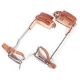 thumbnail image 5 of Pair Tree Climbing Spurs Spike Safety Straps Climbing Tool Set Stainless Steel, 5 of 12